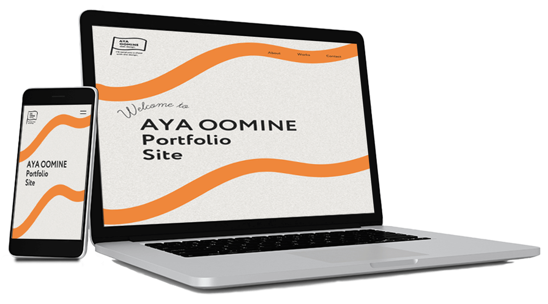 大嶺亜矢ポートフォリオPC画像